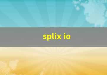 splix io